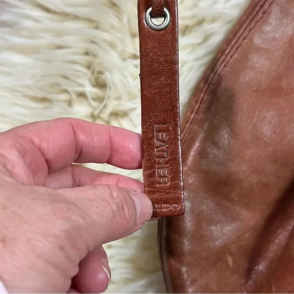 Aldo Tan Leather Hobo Bag